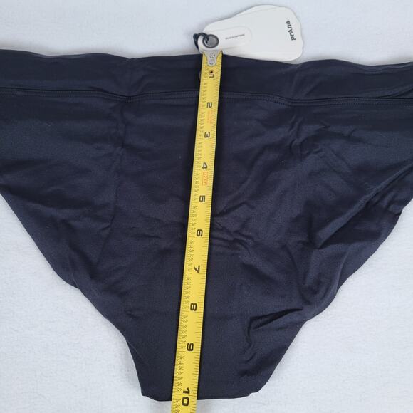 Prana Womens Summer Wave Bikini Swim Bottom Size Small Black Outdoor Lined - Picture 8 of 9